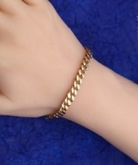 18k Yellow Snake Chain Bracelet