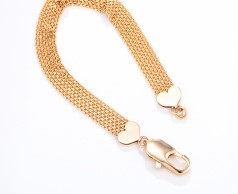 18K Yellow Gold Braided Bracelet