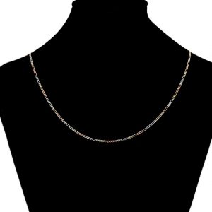 Mixed Metal Rope Chain Necklace