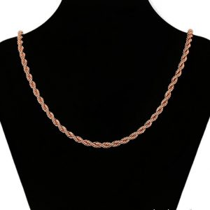 Rose Gold Colour Chain Necklace