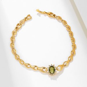 Intricate Bracelet With Stone